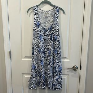 Lilly Pulitzer Blue Fish Dress- Size XL